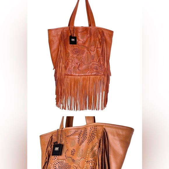 Brand new with tag Frye leather fringe bag. - Picture 6 of 6